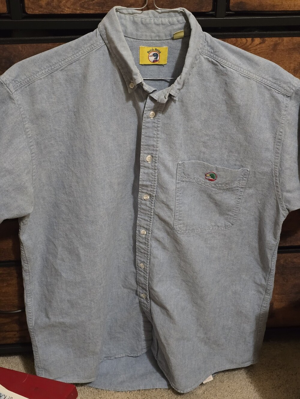 Duck Head Light Blue Casual Men's Button-Down Shirt